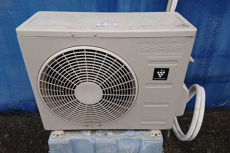 名古屋市瑞穂区関取町 シャープエアコン室外機
